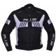 Plus Racing Scorpio motoros kabát fekete-fehér